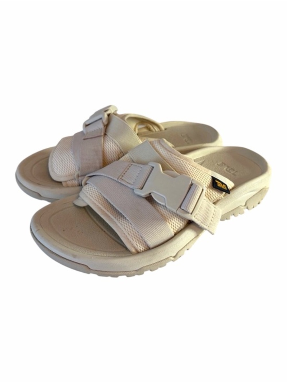 Teva Women’s Slides Sandals Hurricane Cream Beige Neutral Size 5